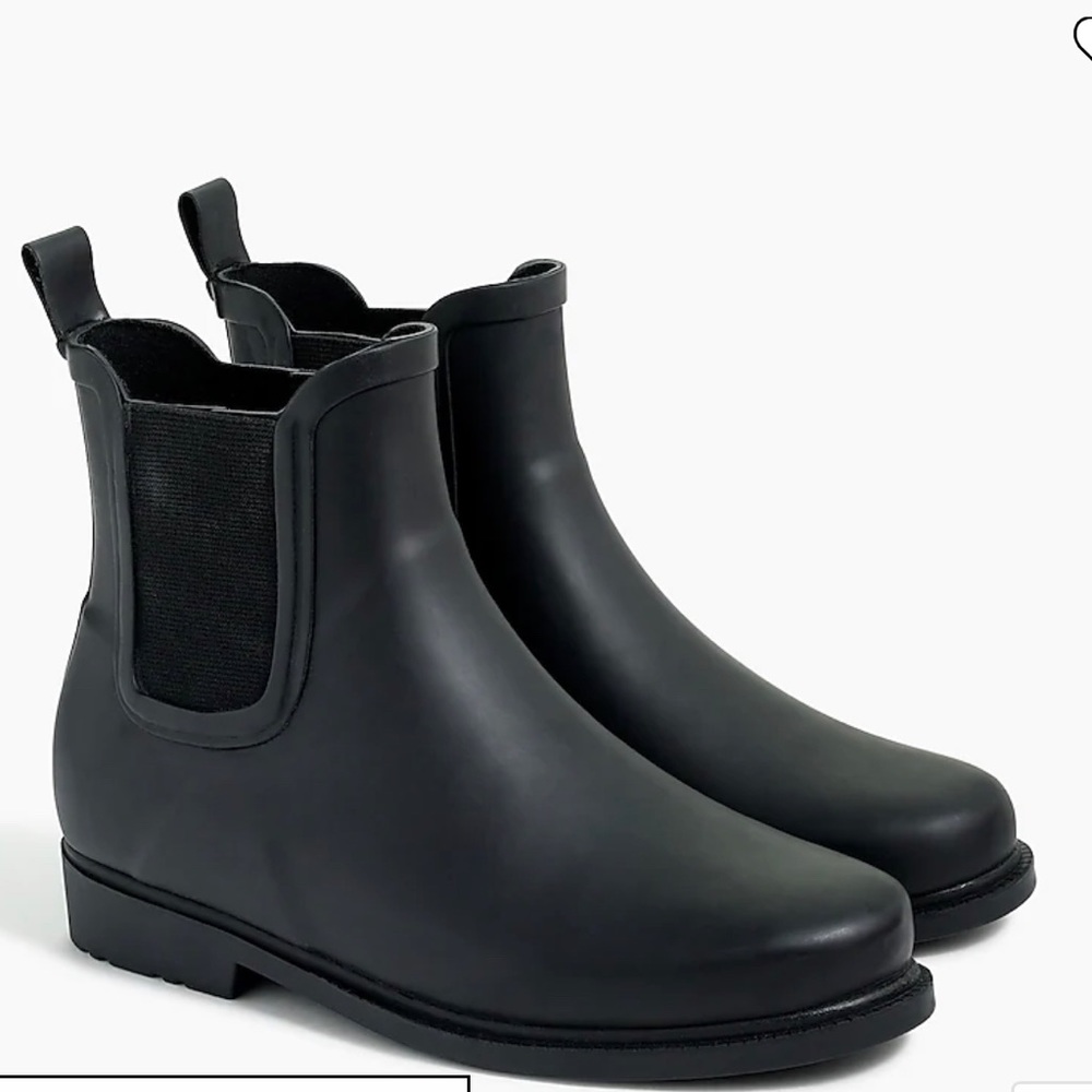 NEW JCREW ANKLE RAIN BOOTS